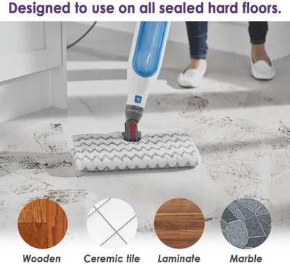 Flammi Steam Mop Pad for Shark Genius Lift-Away Pro S5003D S5002Q S5003A S6001W S6001WM S6002 S6002C S6003D S6003 S3973 S3973D S3973WM Washable Reusable Replacement Mop Head