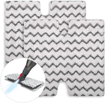 Flammi Steam Mop Pad for Shark Genius Lift-Away Pro S5003D S5002Q S5003A S6001W S6001WM S6002 S6002C S6003D S6003 S3973 S3973D S3973WM Washable Reusable Replacement Mop Head