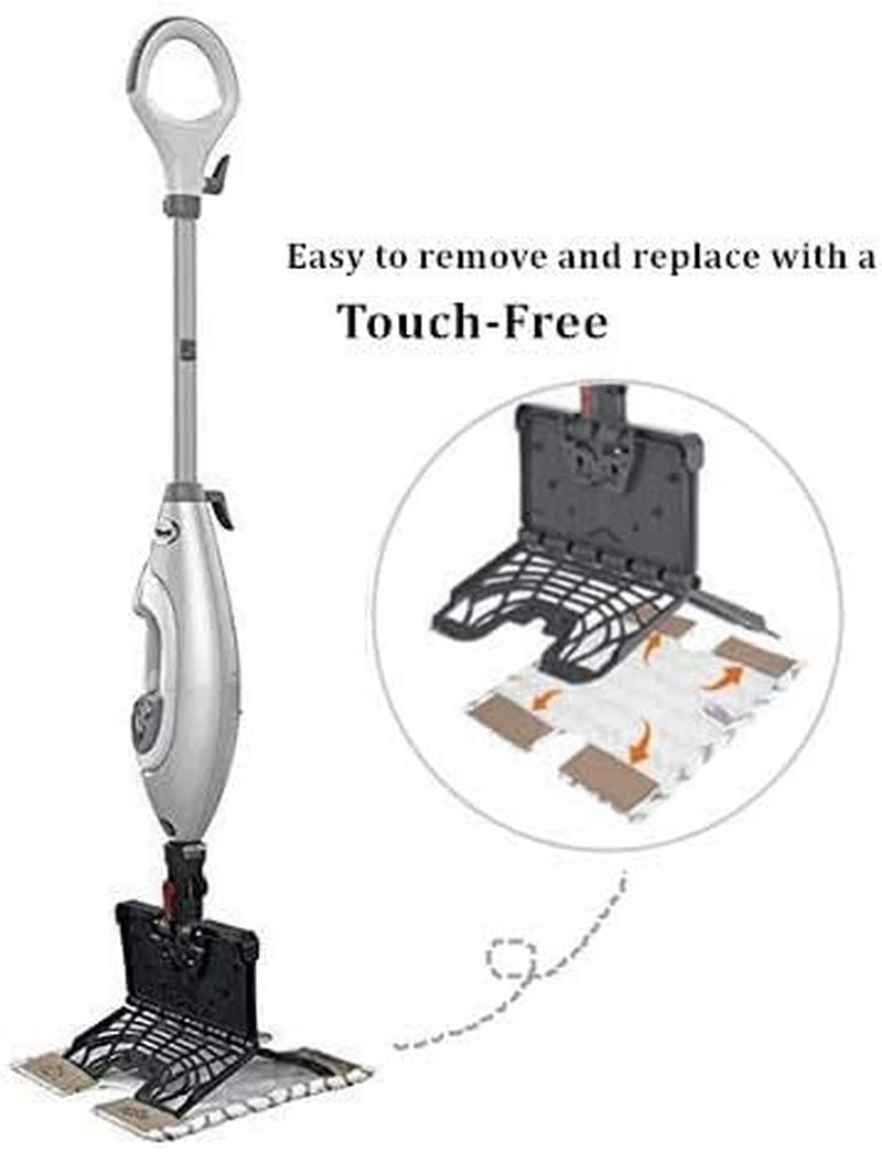 Flammi Steam Mop Pad for Shark Genius Lift-Away Pro S5003D S5002Q S5003A S6001W S6001WM S6002 S6002C S6003D S6003 S3973 S3973D S3973WM Washable Reusable Replacement Mop Head